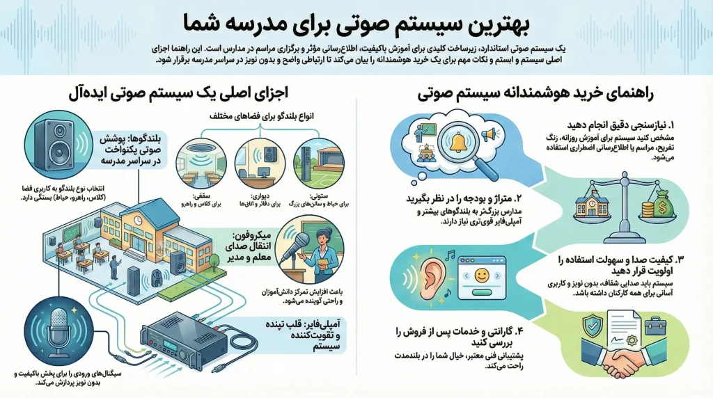 بهترین سیستم صوتی مدارس
