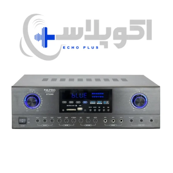 آمپلی فایر ام پرو مدل ST-2300 با طراحی زیبا و جذاب، همه‌ی انتظارات شما را برآورده می‌کند.