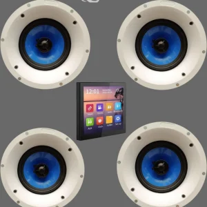 خرید پک 4 عددی بلندگو سقفی 618 + موزیک پلیر 100 وات