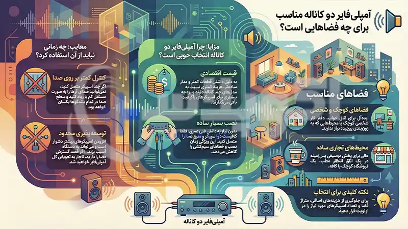 آمپلی ‌فایر دو کاناله چیست؟